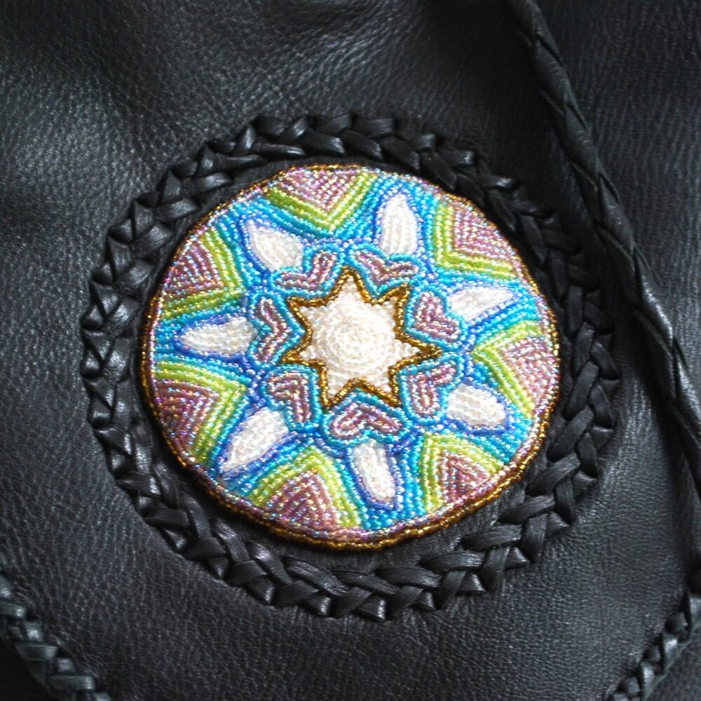 Vintage Soft & Subtle Custom Made Black Leather H… - image 4